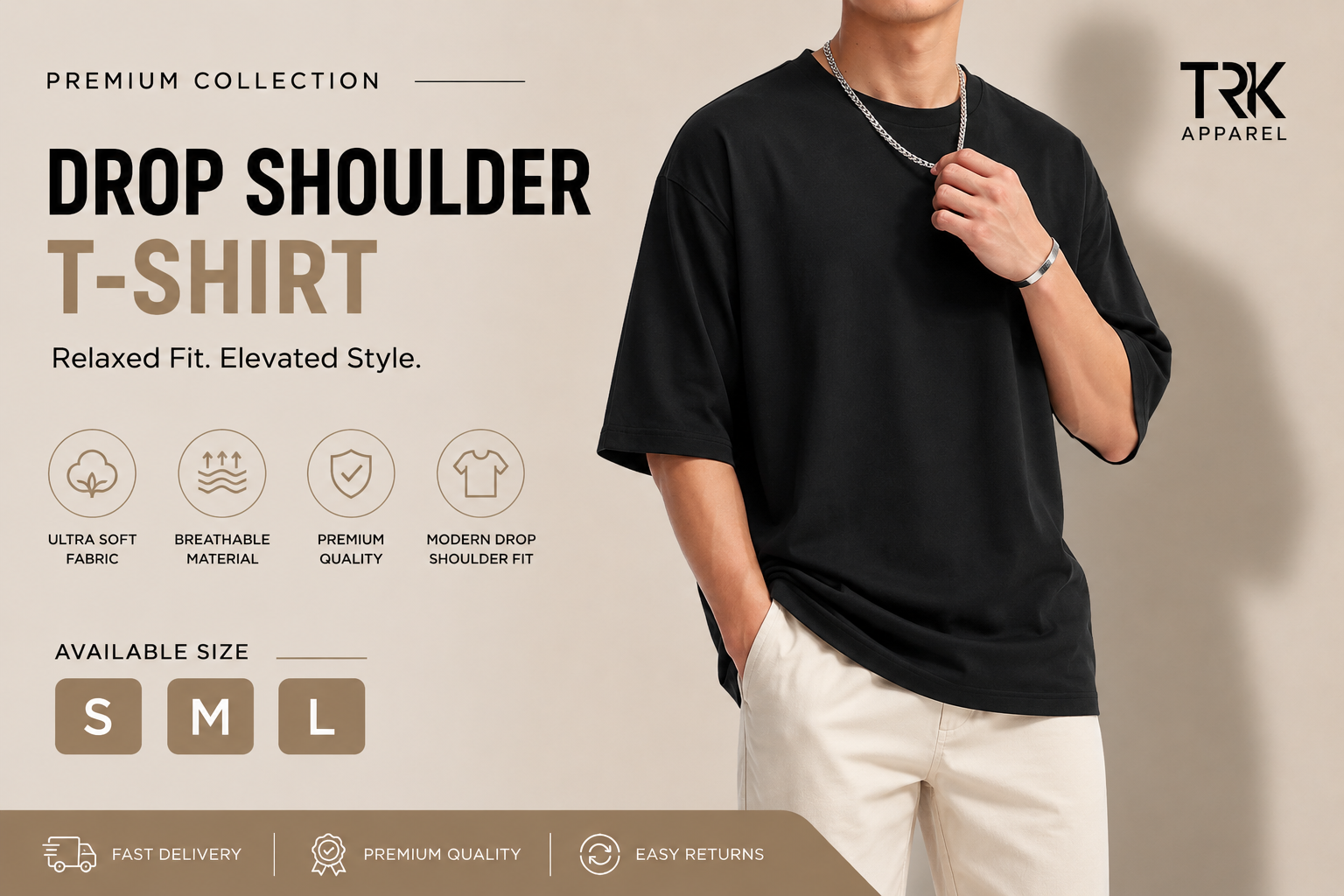 Drop Shoulder T-Shirt