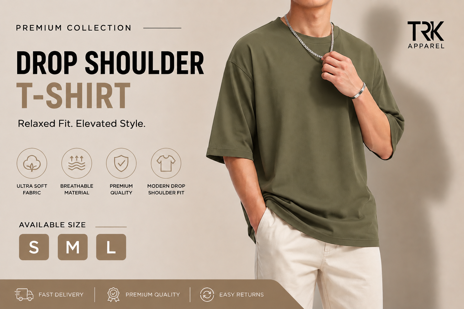 Drop Shoulder T-Shirt